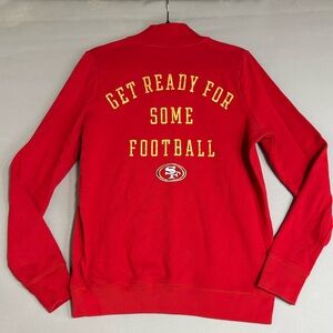 Victoria’s Secret NFL SF NINERS red warm pullover LARGE
